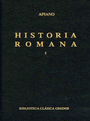 cover image of Historia romana I